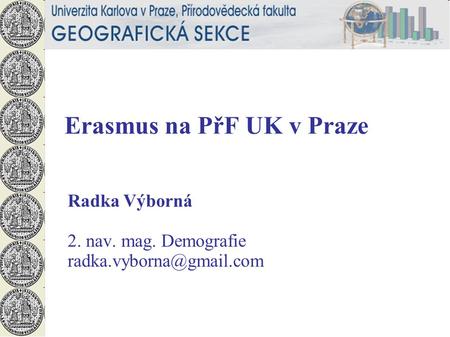 Erasmus na PřF UK v Praze