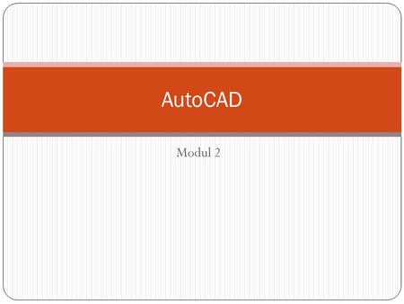 Modul 2 AutoCAD. Vytvoření zaobleného obdélníka  do příkazového řádku napíšete příkaz obdélník a stiskněte ENTER  dále zadejte do volbu A pro zaoblení.
