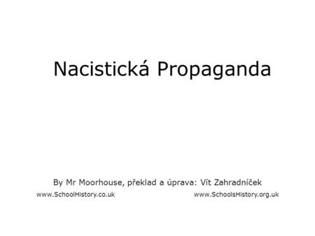 Nacistická Propaganda
