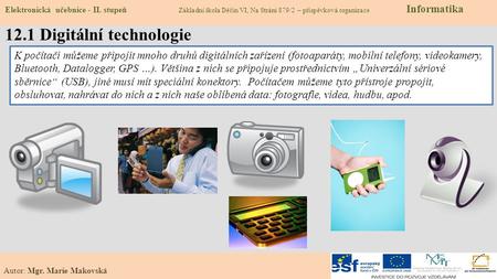 12.1 Digitální technologie