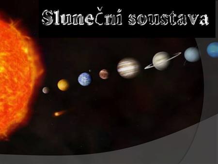 Vznik sluneční soustavy