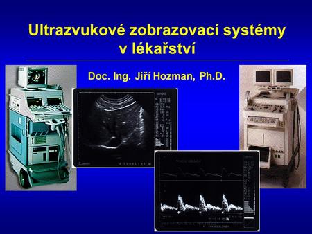 Ultrazvukové zobrazovací systémy