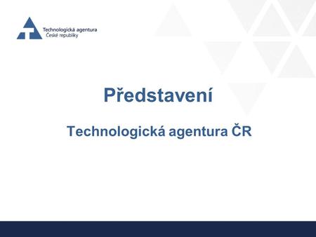 Technologická agentura ČR
