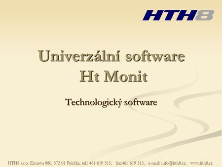 Univerzální software Ht Monit