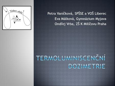 Termoluminiscenční dozimetrie