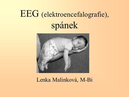 EEG (elektroencefalografie), spánek