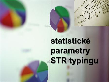 statistické parametry STR typingu