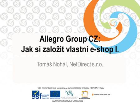 Allegro Group CZ: Jak si založit vlastní e-shop I.