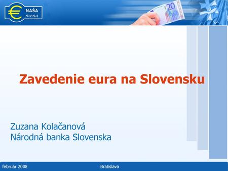 Zavedenie eura na Slovensku