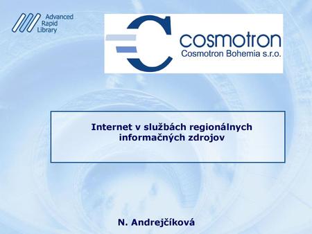 Internet v službách regionálnych informačných zdrojov