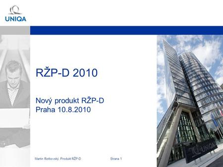 Nový produkt RŽP-D Praha