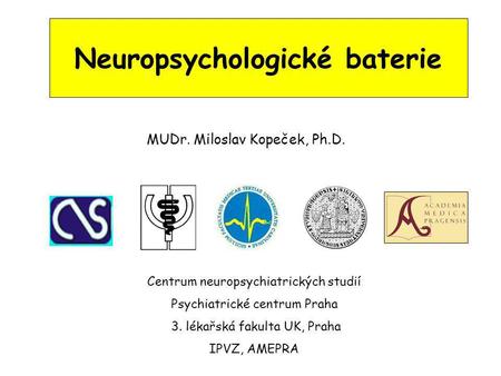 Neuropsychologické baterie