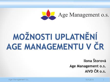 Možnosti uplatnění Age Managementu v ČR