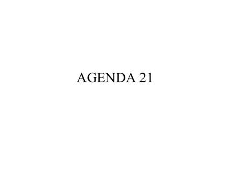 AGENDA 21. Cíle Agendy 21 Rehabilitace pozic ODS ve společnosti Přesvědčení voličské většiny o cílech, programu a osobnostech strany Volební úspěch a.