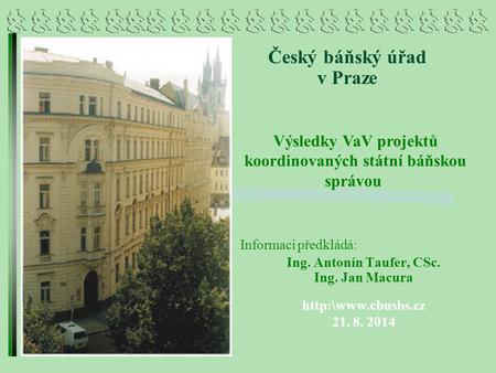 Český báňský úřad v Praze
