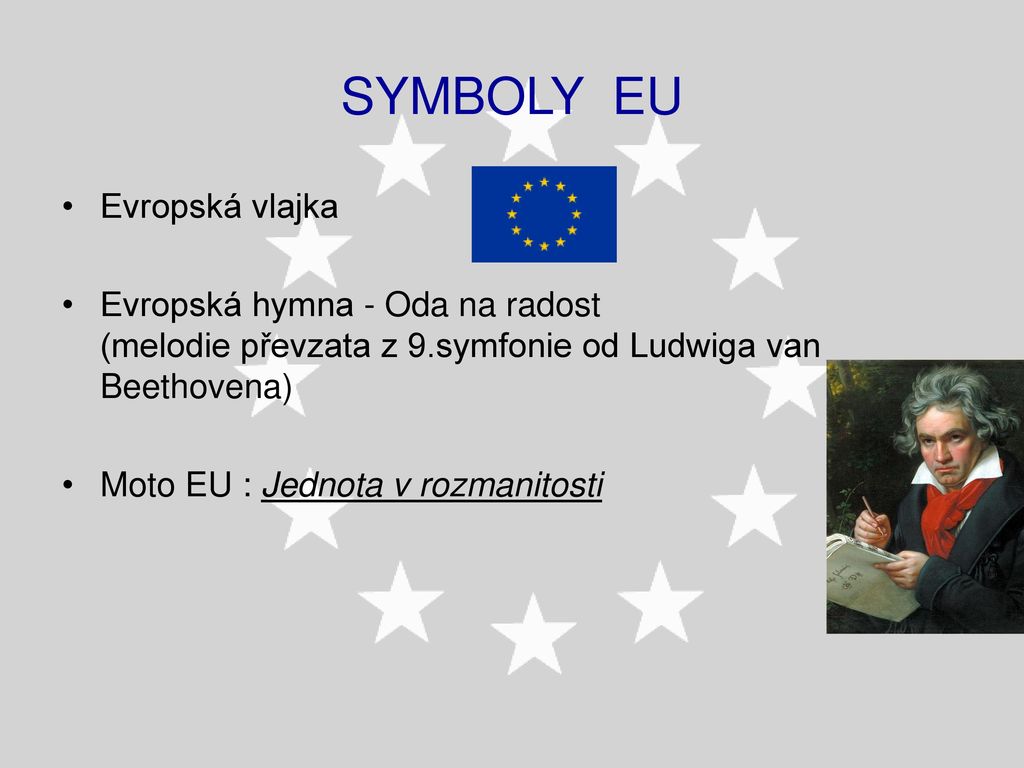 SYMBOLY EU Evropská vlajka