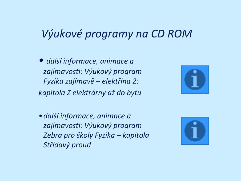 Výukové programy na CD ROM