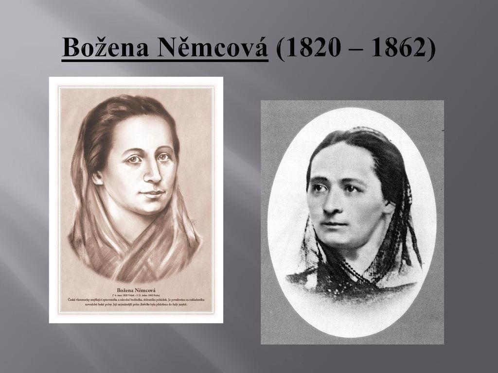 Božena Němcová (1820 – 1862)