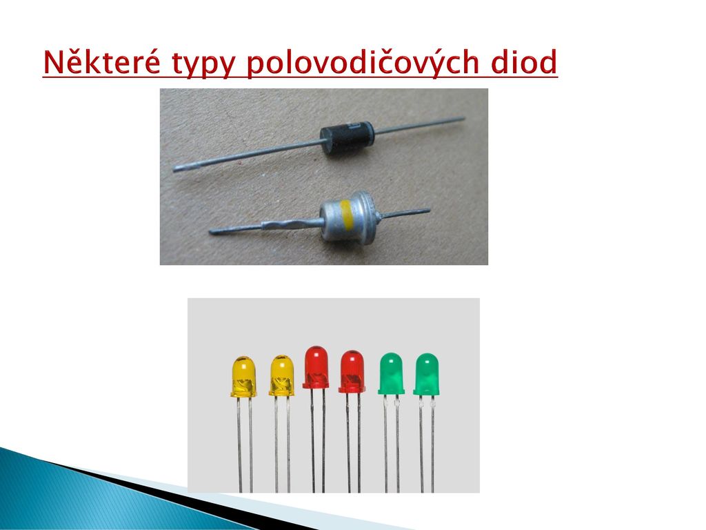 Některé typy polovodičových diod