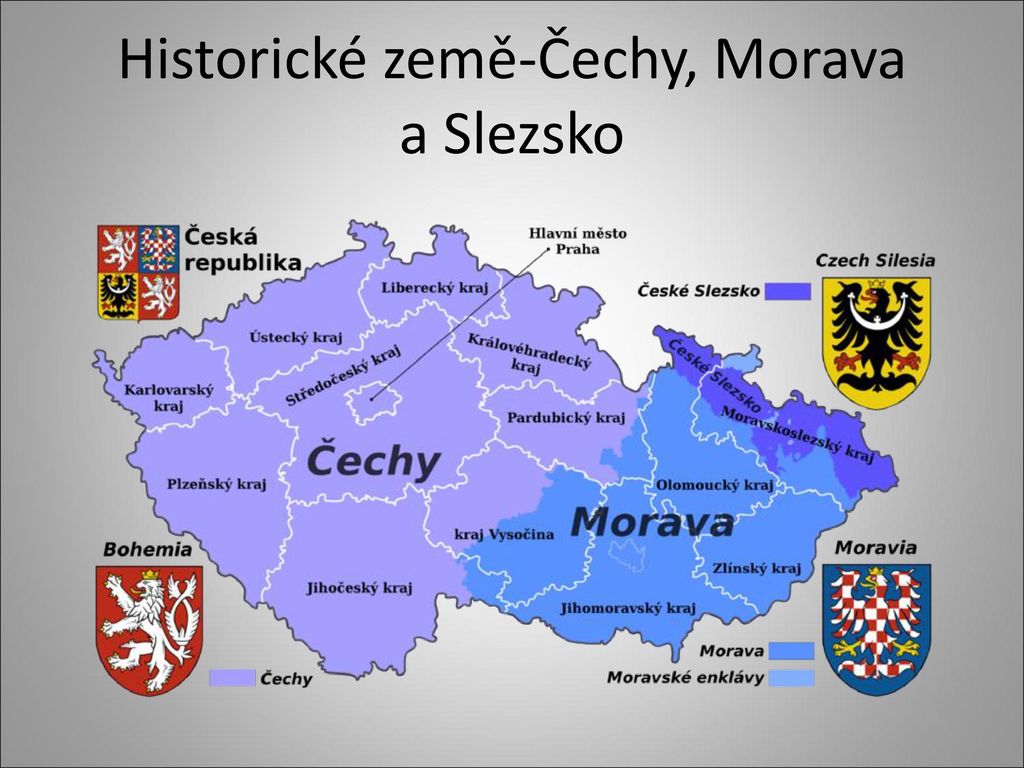 Historické země-Čechy, Morava a Slezsko