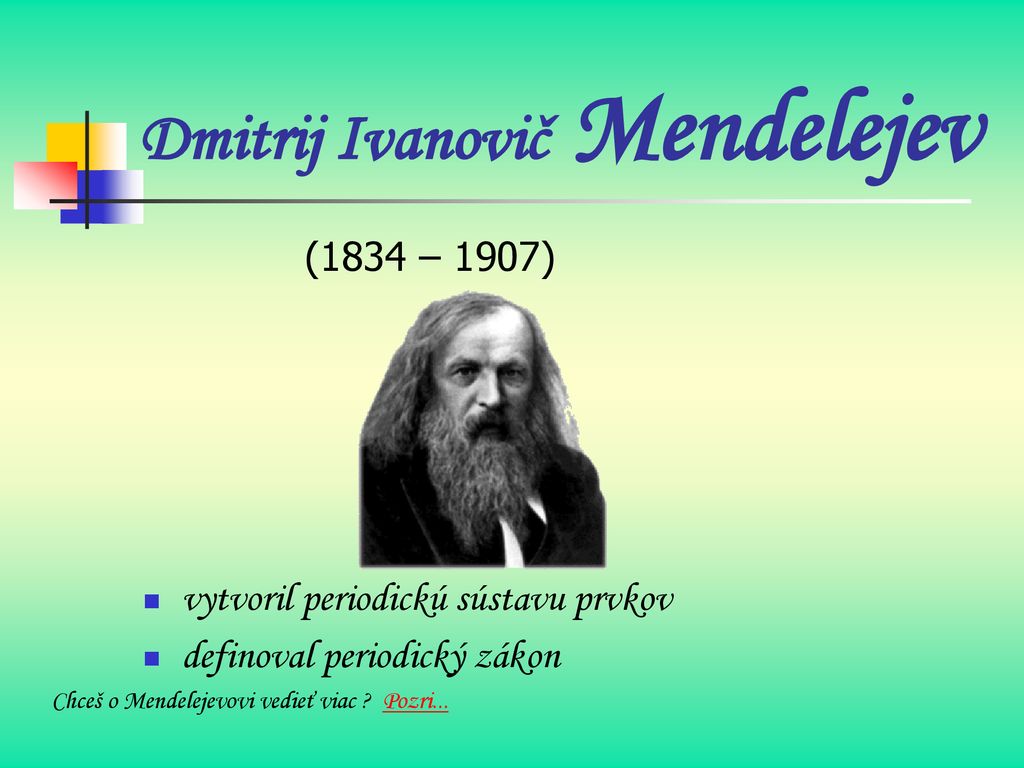 Dmitrij Ivanovič Mendelejev