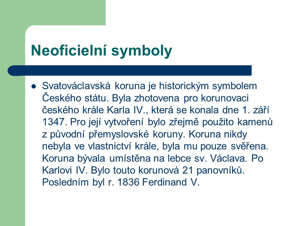 Neoficielní symboly