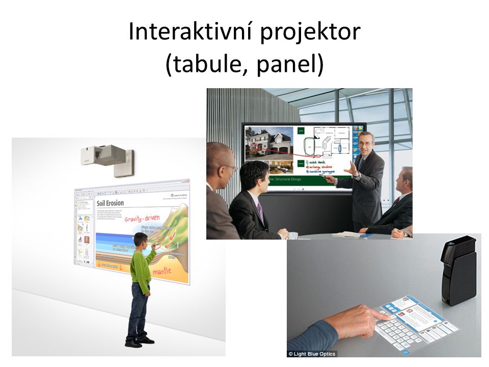 Interaktivní projektor (tabule, panel)
