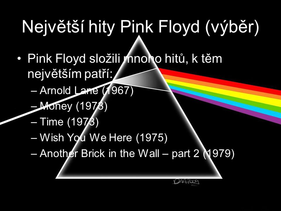 Největší hity Pink Floyd (výběr)