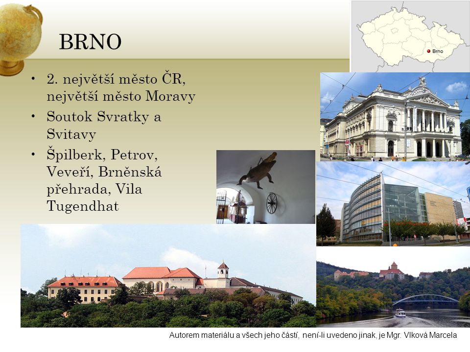 BRNO 2. největší město ČR, největší město Moravy