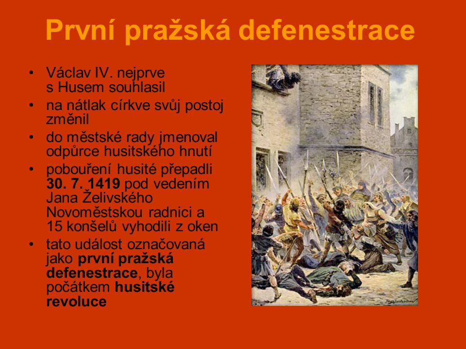 První pražská defenestrace