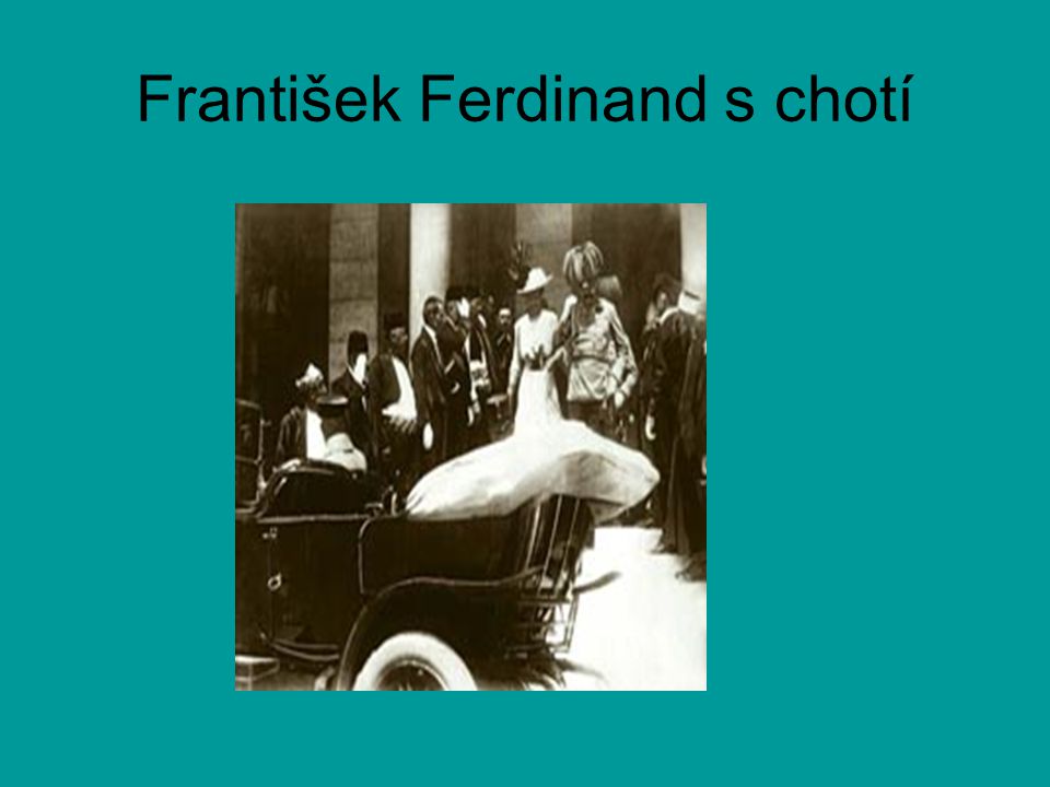 František Ferdinand s chotí