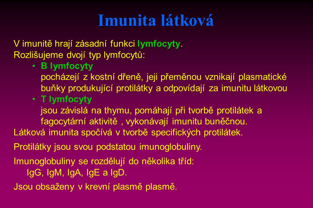 Imunita látková Text: Reprodukce nálevníků