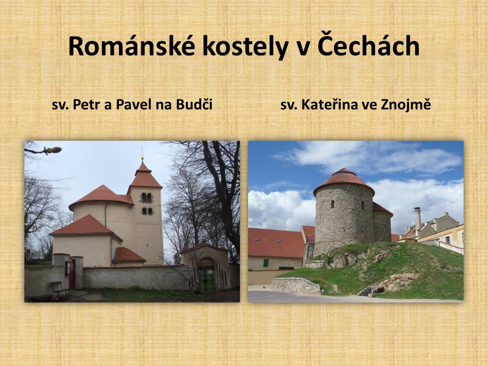 Románské kostely v Čechách