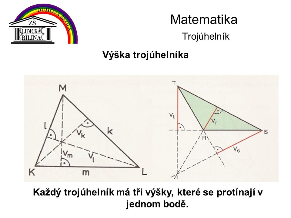 Matematika Trojúhelník