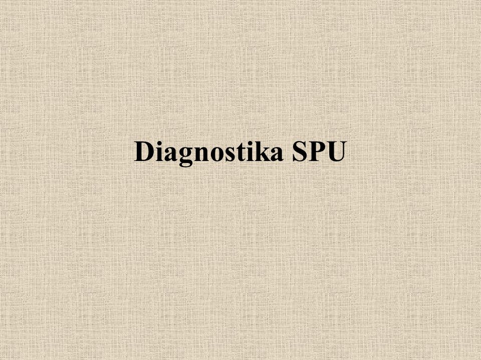 Diagnostika SPU