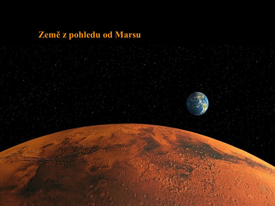 Země z pohledu od Marsu
