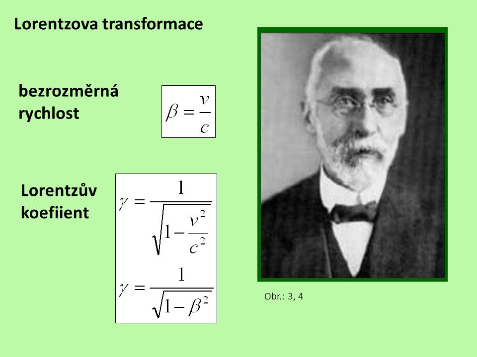 Lorentzova transformace