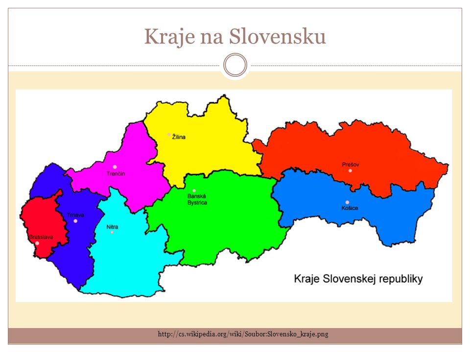 Kraje na Slovensku
