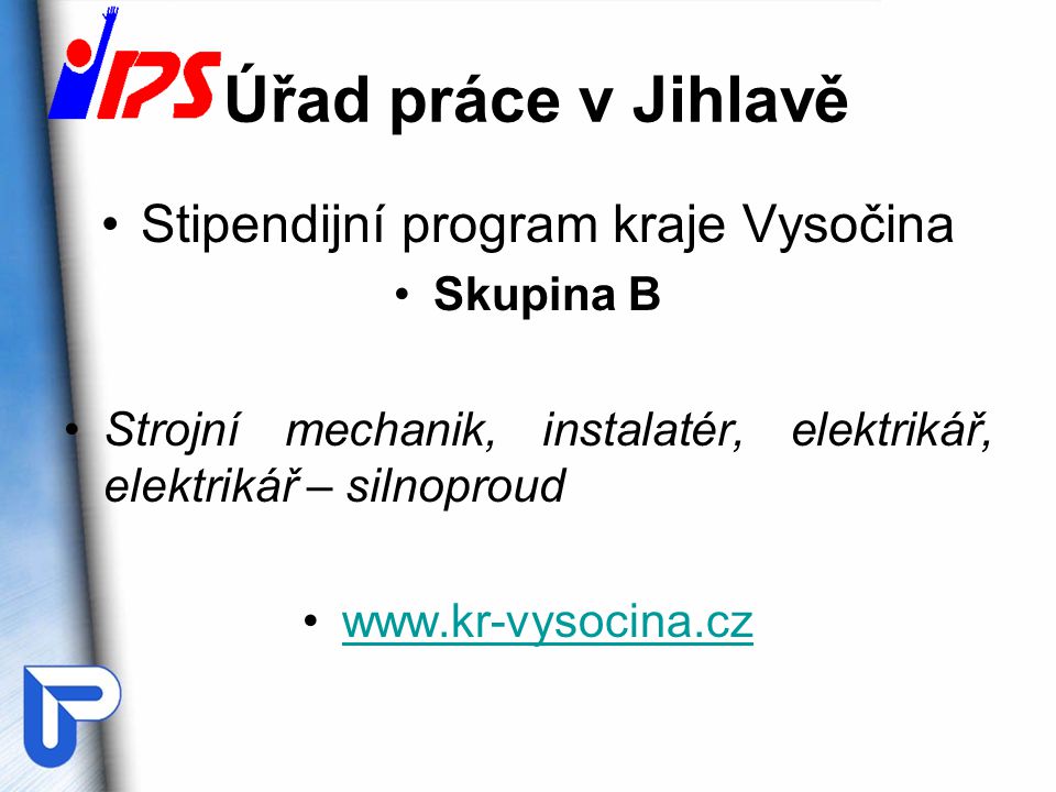 Stipendijní program kraje Vysočina