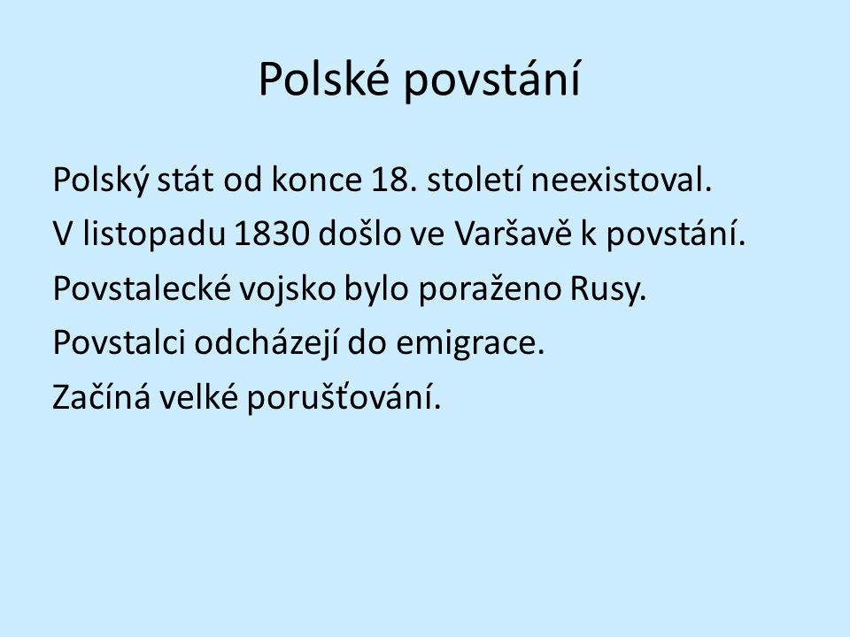 Polské povstání