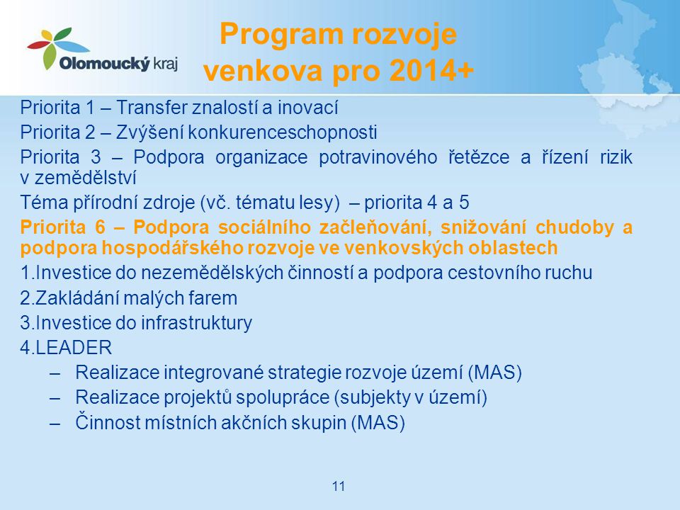Program rozvoje venkova pro 2014+