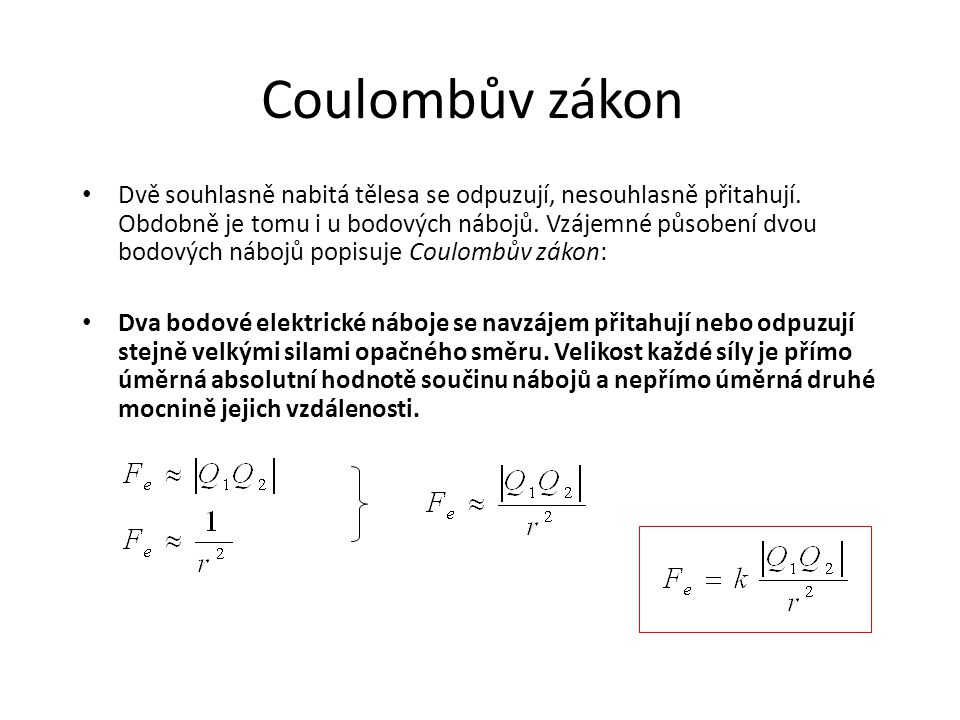 Coulombův zákon