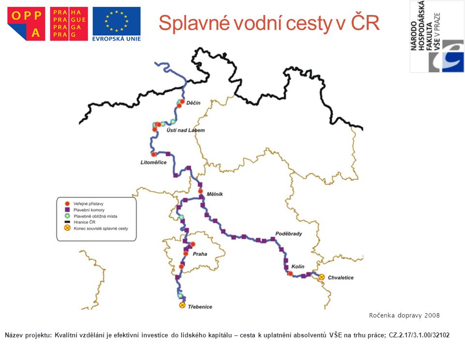 Splavné vodní cesty v ČR