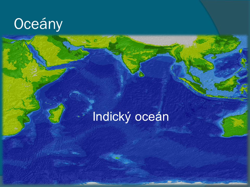 Oceány Indický oceán