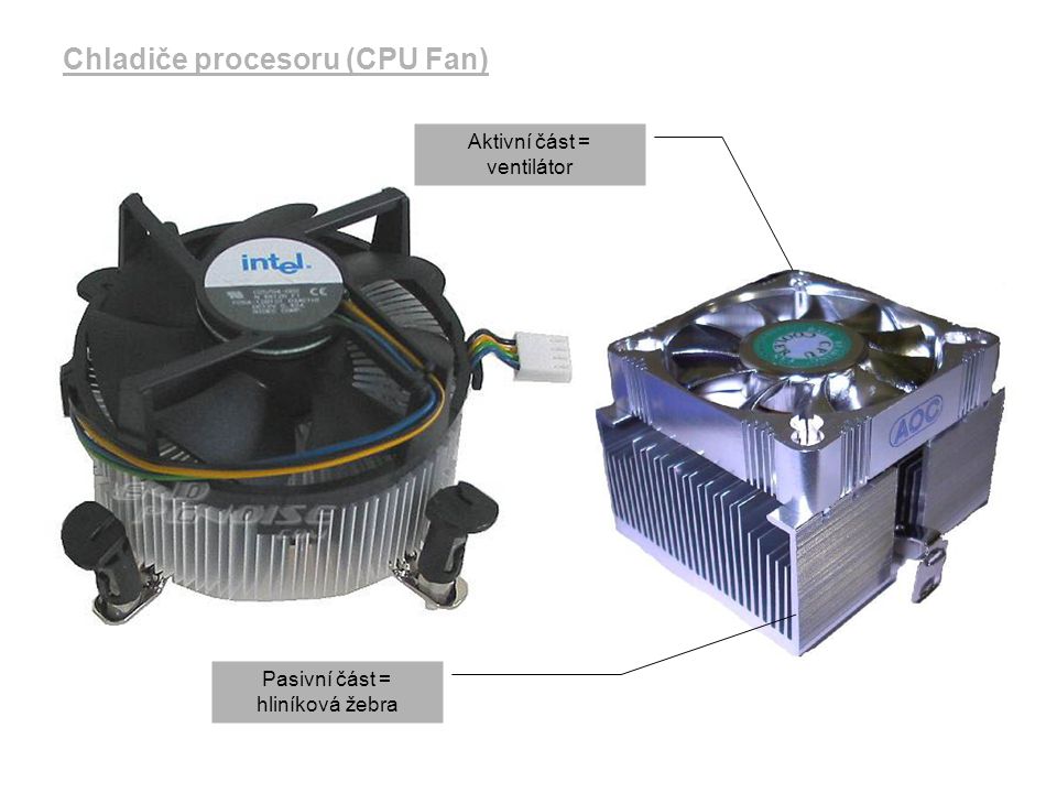 Chladiče procesoru (CPU Fan)