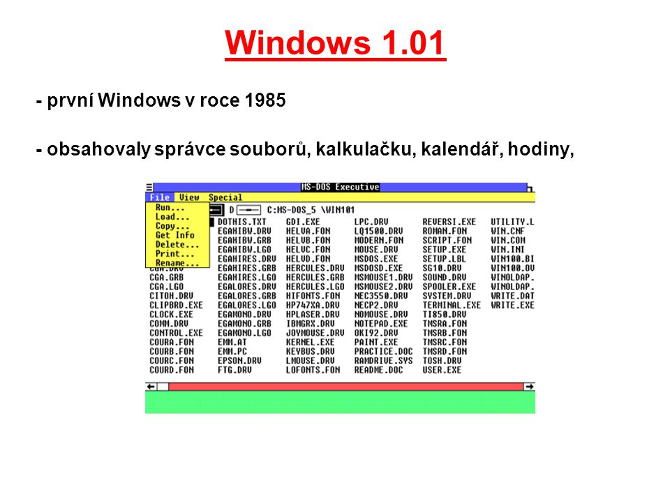 Windows první Windows v roce 1985
