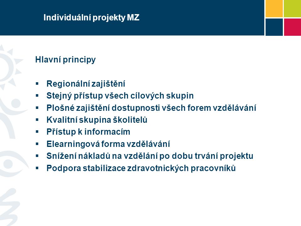 Individuální projekty MZ