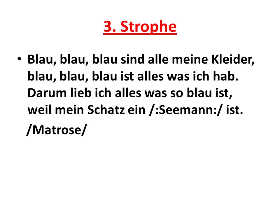 3. Strophe
