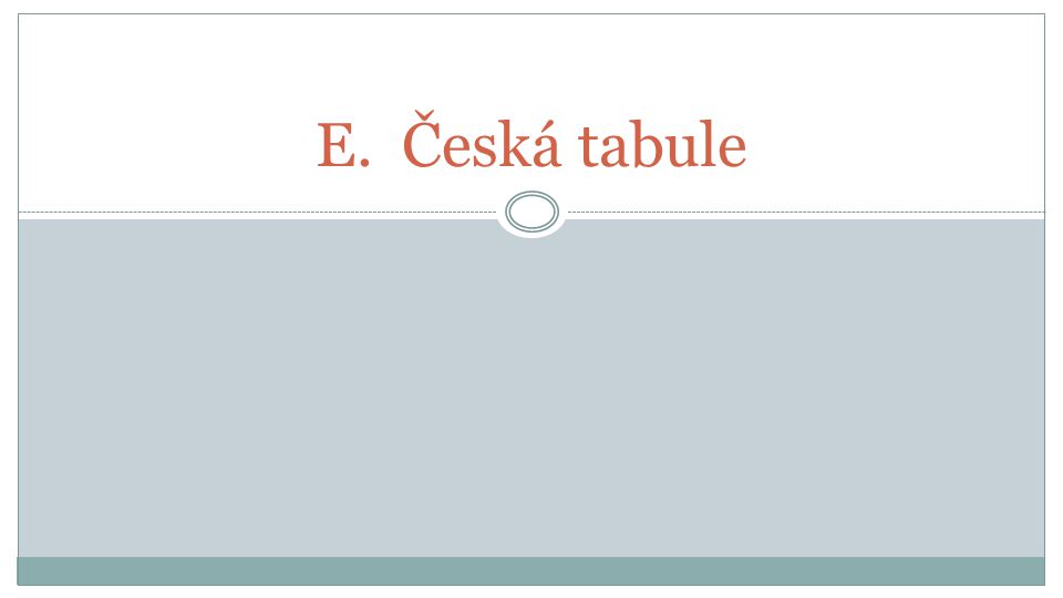 Česká tabule