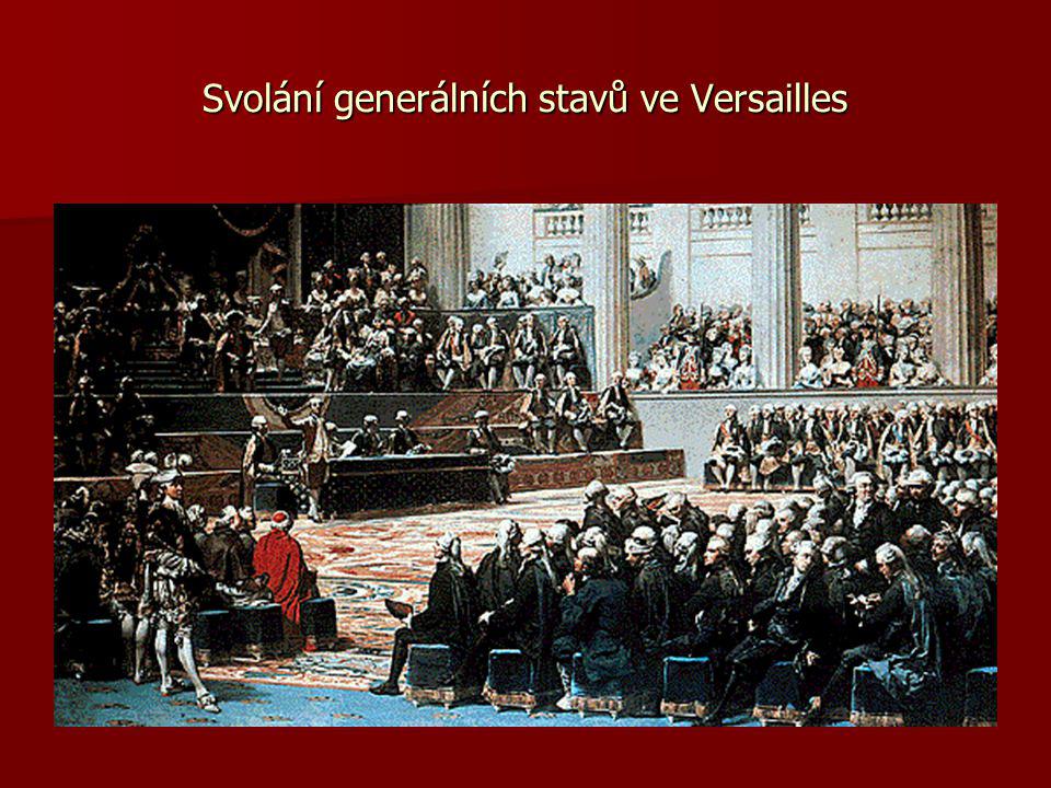 Svolání generálních stavů ve Versailles